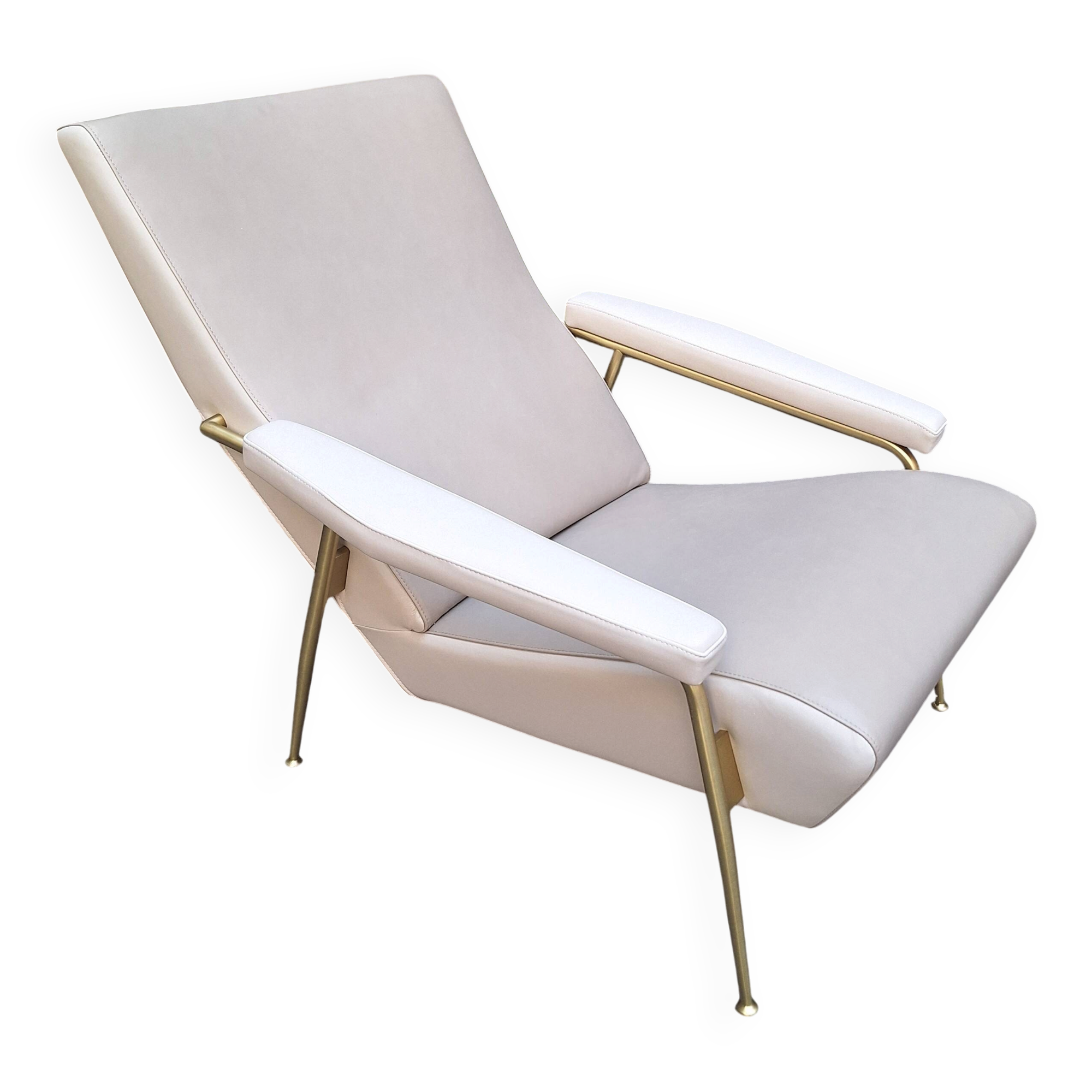 poltrona  D.153.1 deza distex in pelle gio ponti per molteni