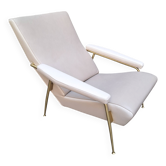 poltrona D.153.1 deza distex en cuir gio ponti pour molteni