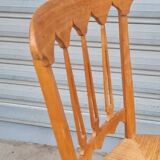 Chiavarine chair in wood and straw