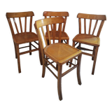 Chaises bistrot quatre vintage