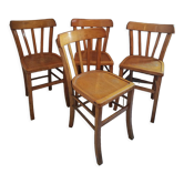 Chaises bistrot quatre vintage
