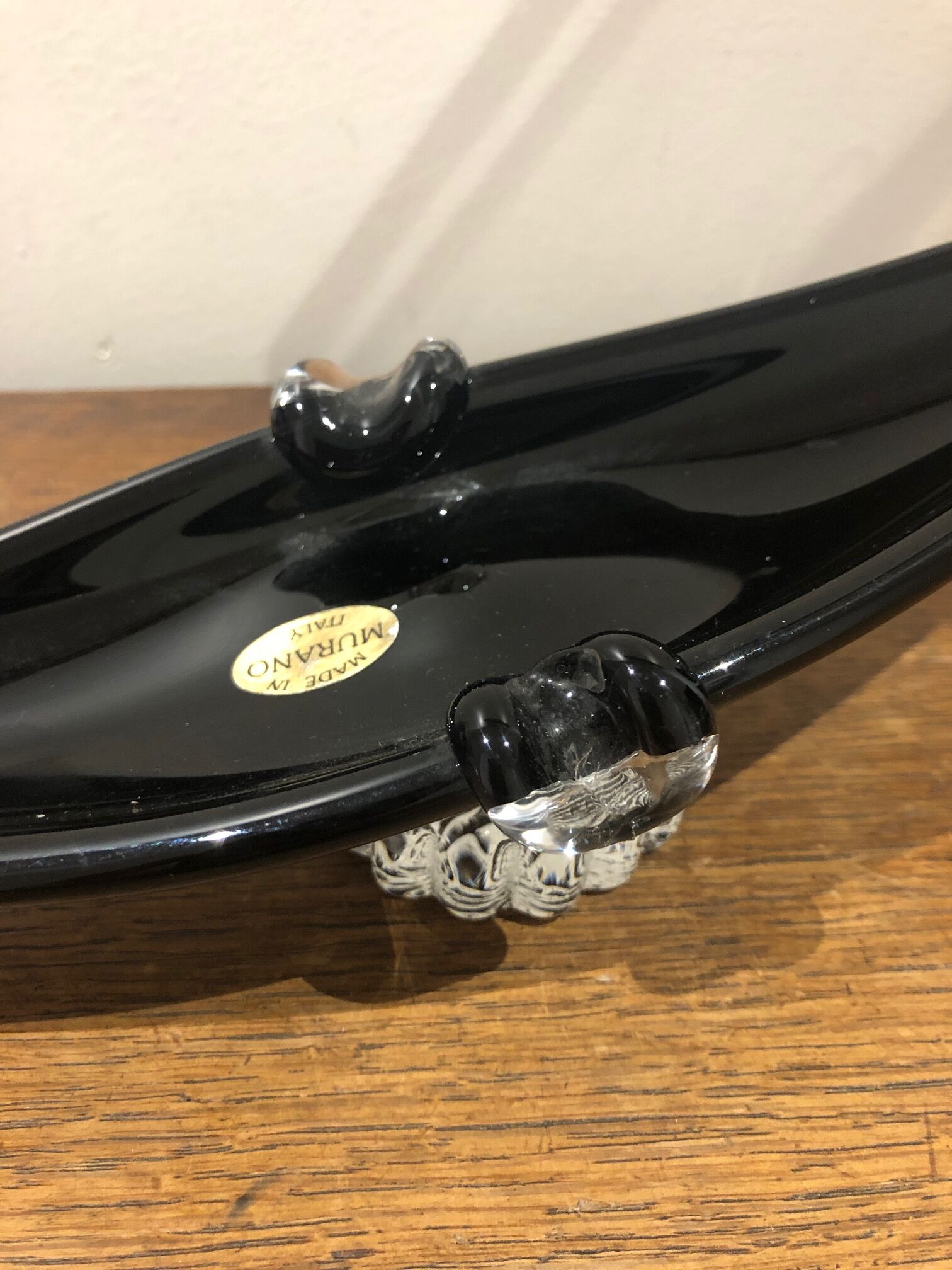 Murano gondola ashtray