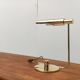 Mid-century minimalist brass table lamp by Rosemarie & Rico Baltensweiler for Baltensweiler.