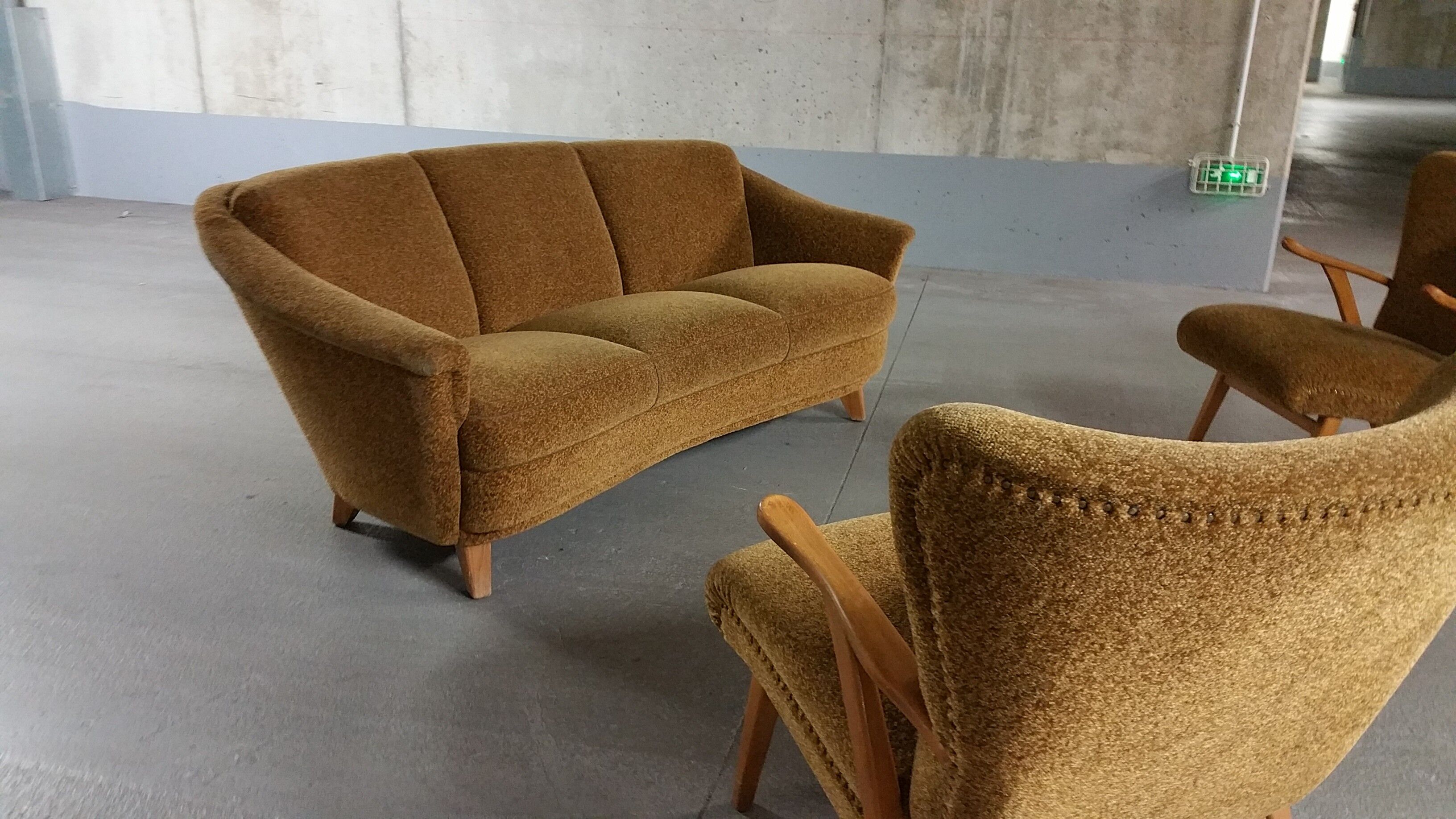 Sofa vintage Arc organic years 50/60