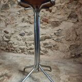 Vintage French side table – 1930s – Octagonal top & base