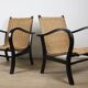 Pair of vintage armchairs by Erich Dieckmann, 1940