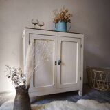 Buffet parisien ancien - bois & couleur lin