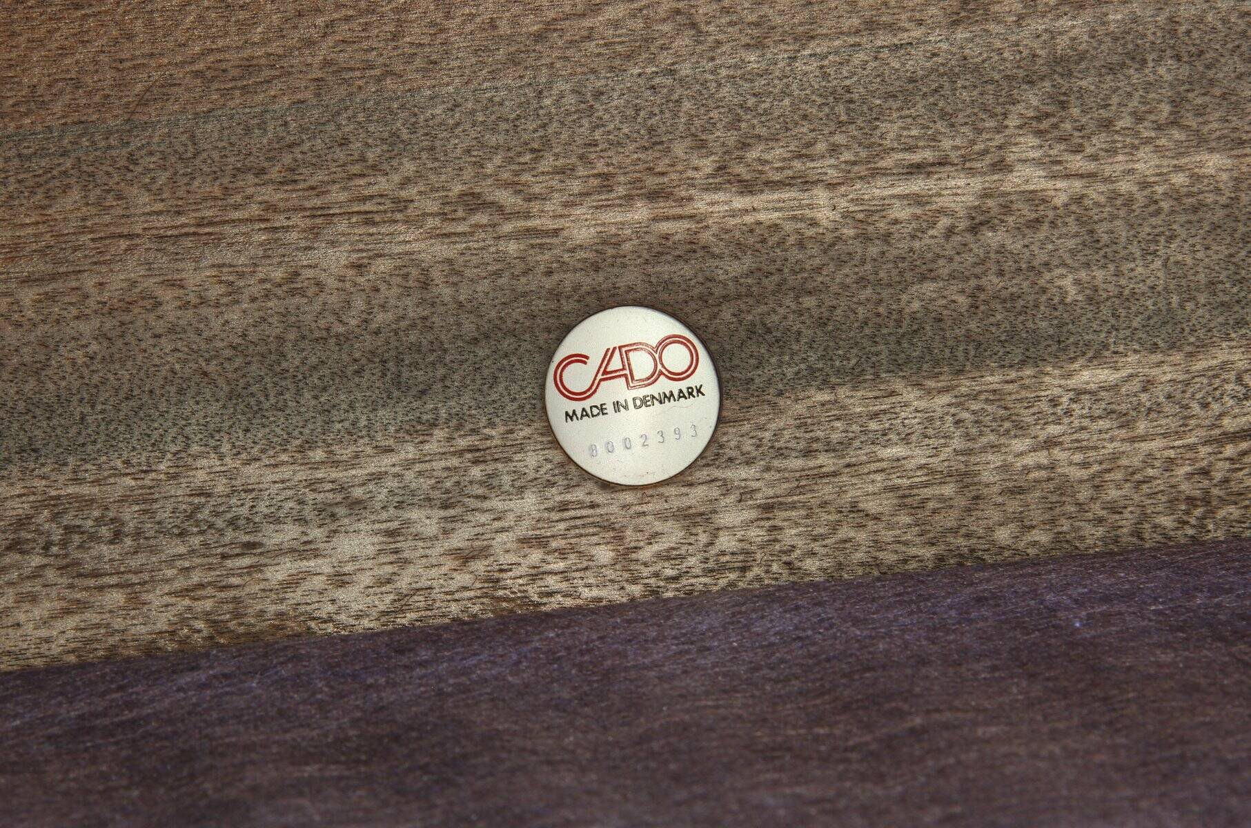 Fauteuil lounge Senator vintage en acajou, signé Ole Wanscher pour Cado, années 1960