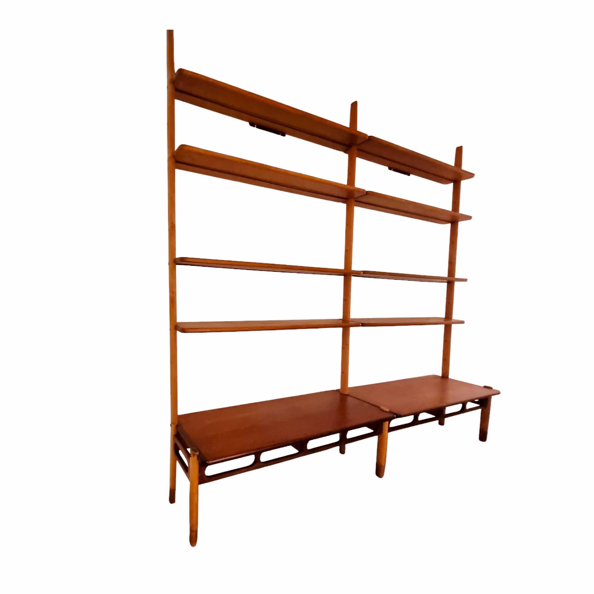Scanflex William Watting shelving unit bookcase 1950s fifties Fristho Danish Dutch design