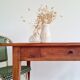 Antique wooden farmhouse table - drawer