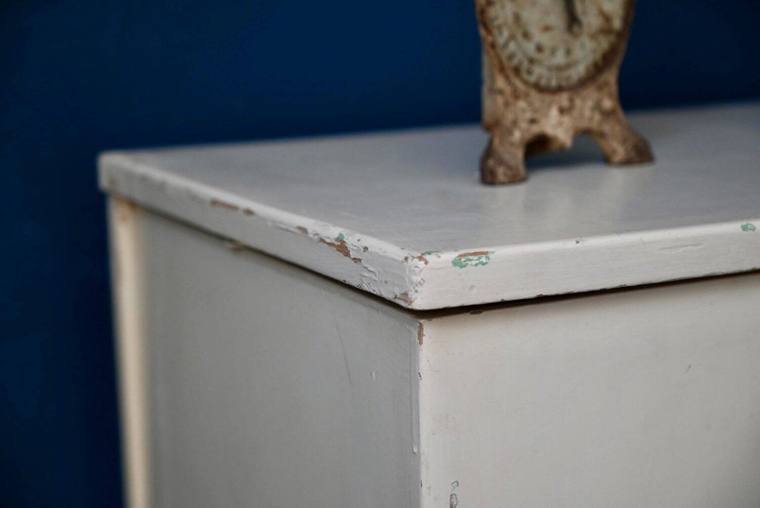Retro commode with shelves Art Deco painted wood