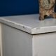 Retro commode with shelves Art Deco painted wood