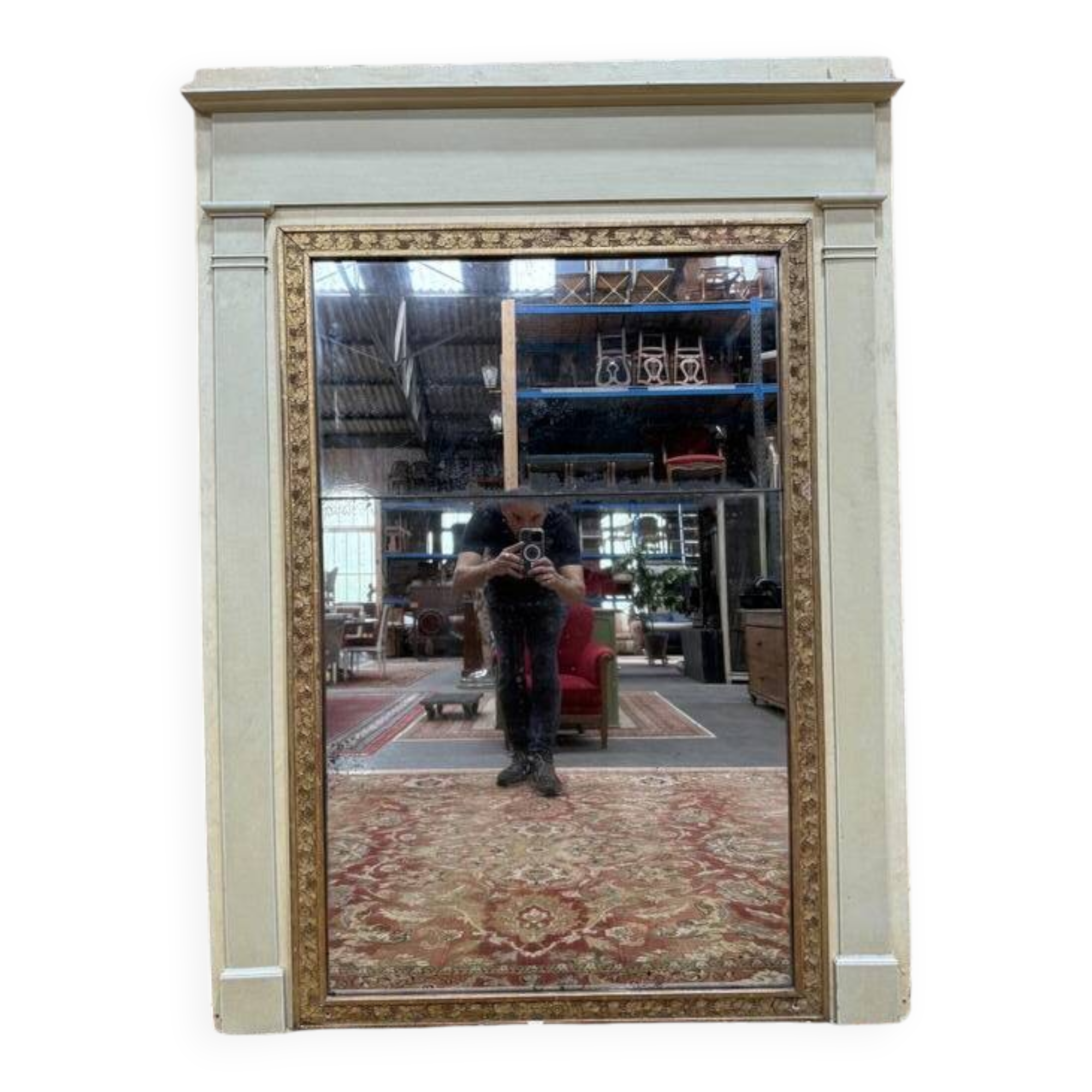 Miroir - Trumeau d'époque Louis XVI