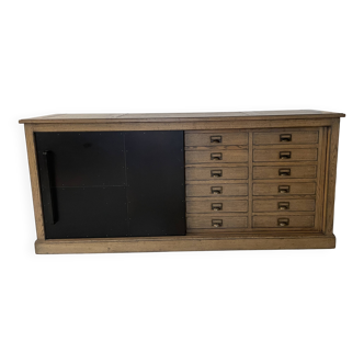 Solid oak foreman's buffet