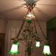Very large art nouveau chandelier Murano (1 meter)