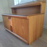 Vintage chest of drawers with triptych mirror, 60's