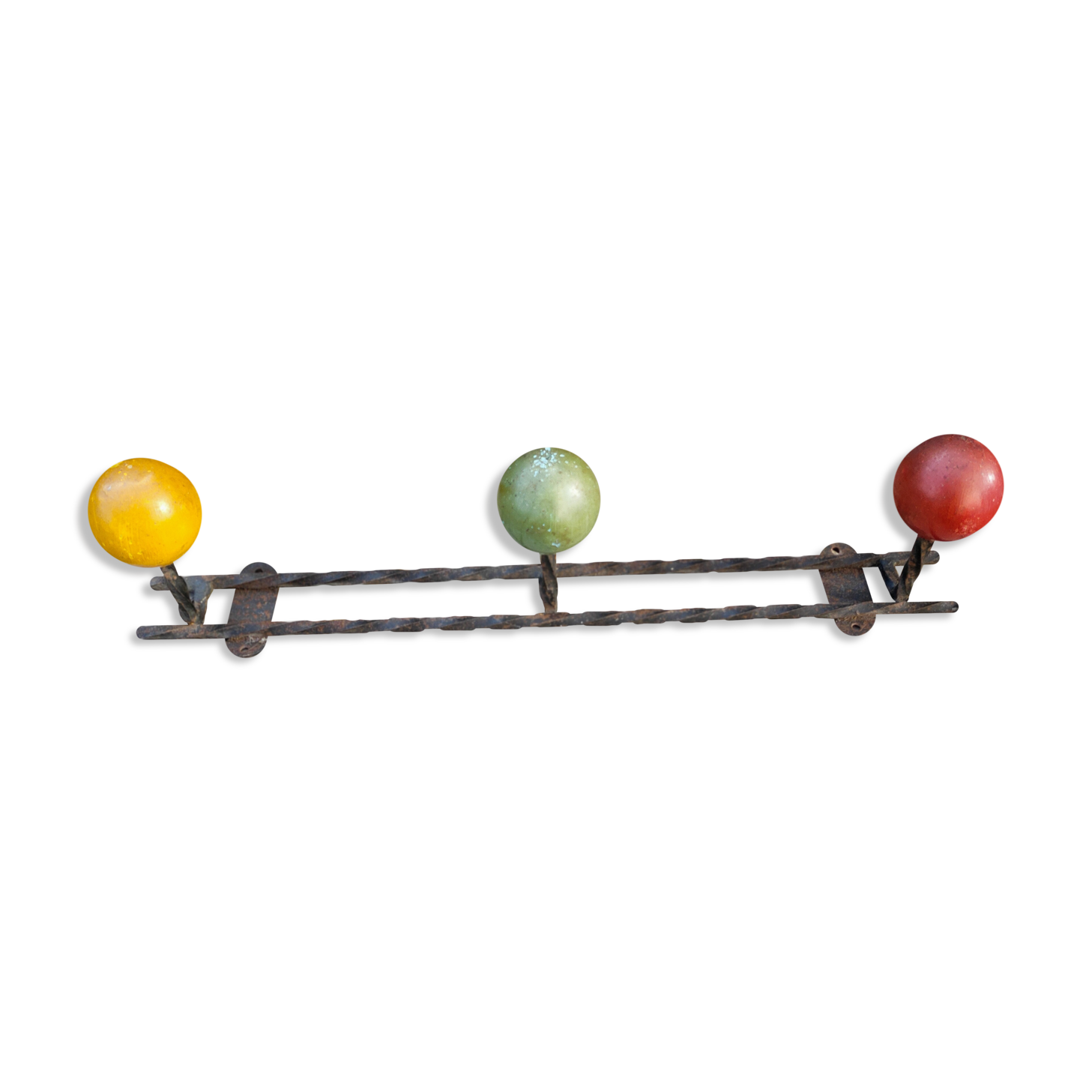 Vintage wall coat rack.