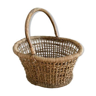 Vintage wicker basket
