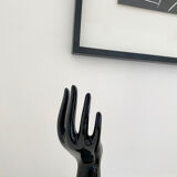 Black ceramic ring hand