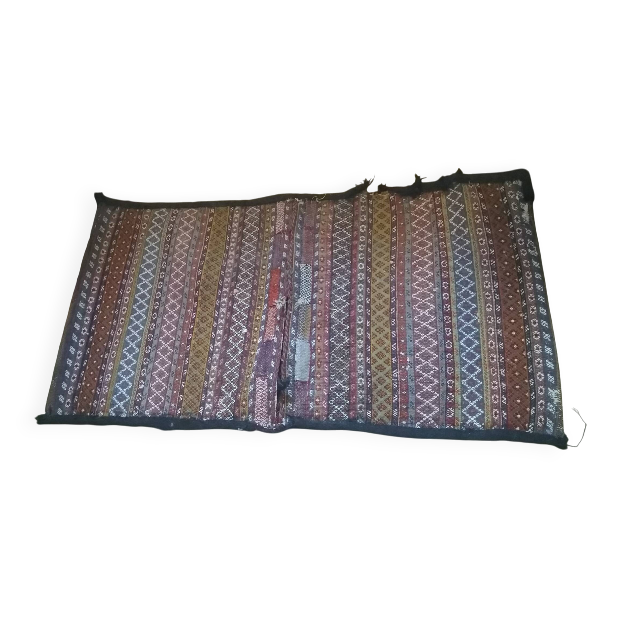 Khorjin carpet, nomadic horseman bag, Iran, wool.
