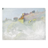 Tableau study Pastel Ed. Pannetier (1884-1965) City and castle