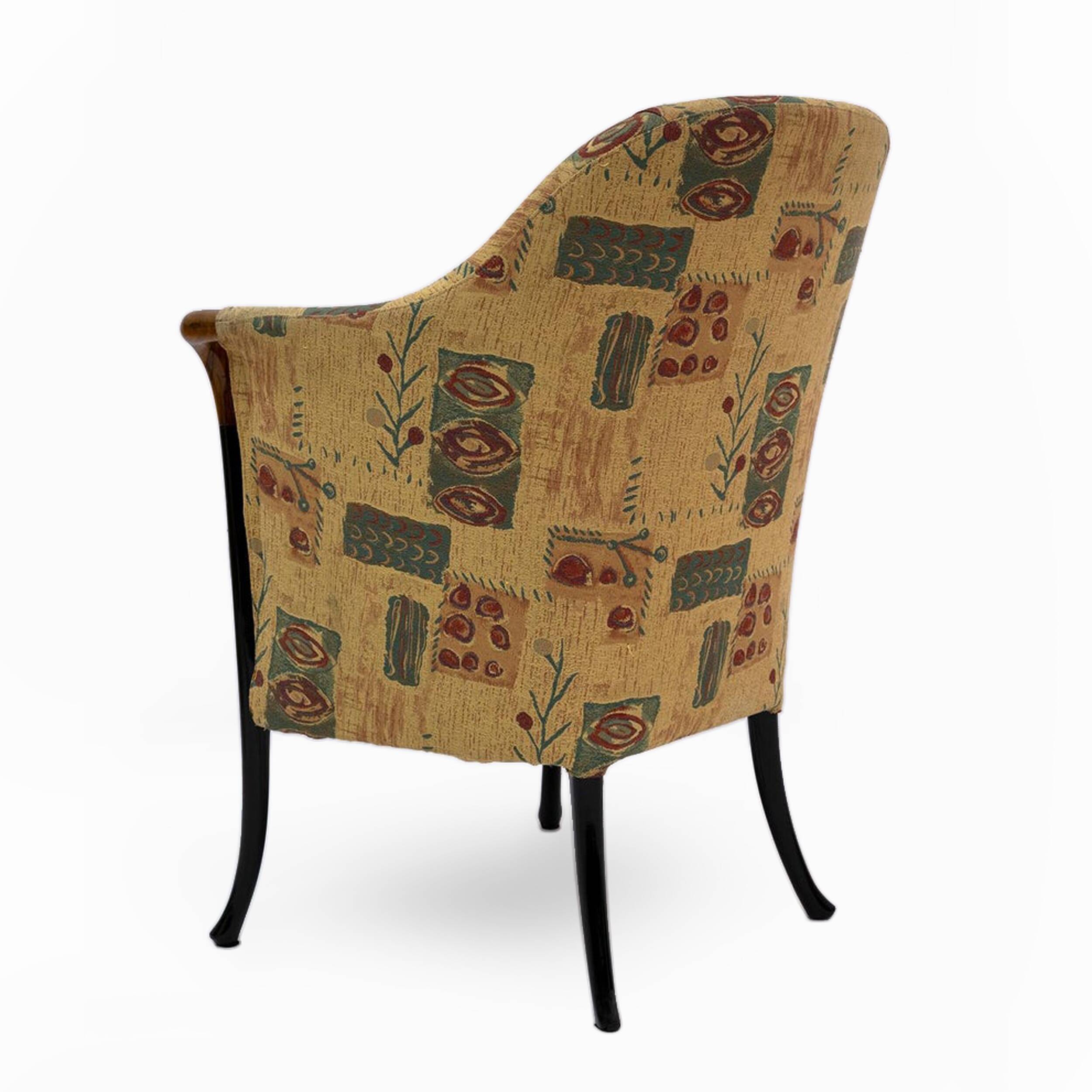 Paire de fauteuils italiens Giorgetti "Progetti", années 1980