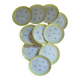 10 assiettes à dessert anciennes Gien 