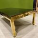 1970s eglomisé glass coffee table
