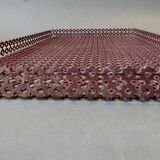 Especially table tray in perforated metal 1950.
