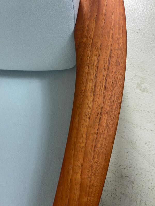 Fauteuil en teck danois par Grete Jalk années 1960