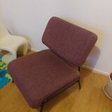 Designer wool armchair