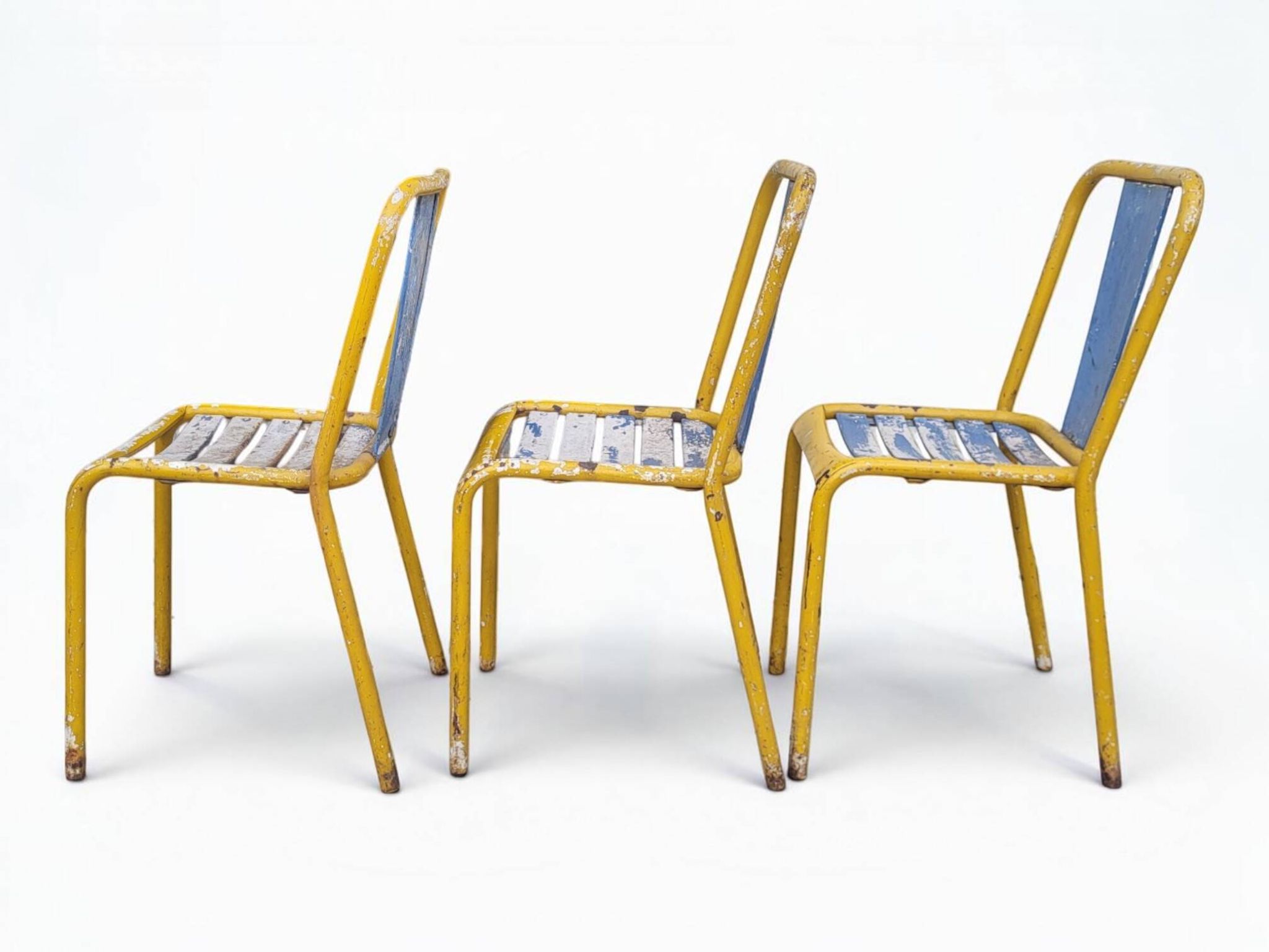 Chaises Tolix Xavier Pauchard T4 - 1950s (*3)