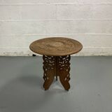 Anglo-Indian carved side table