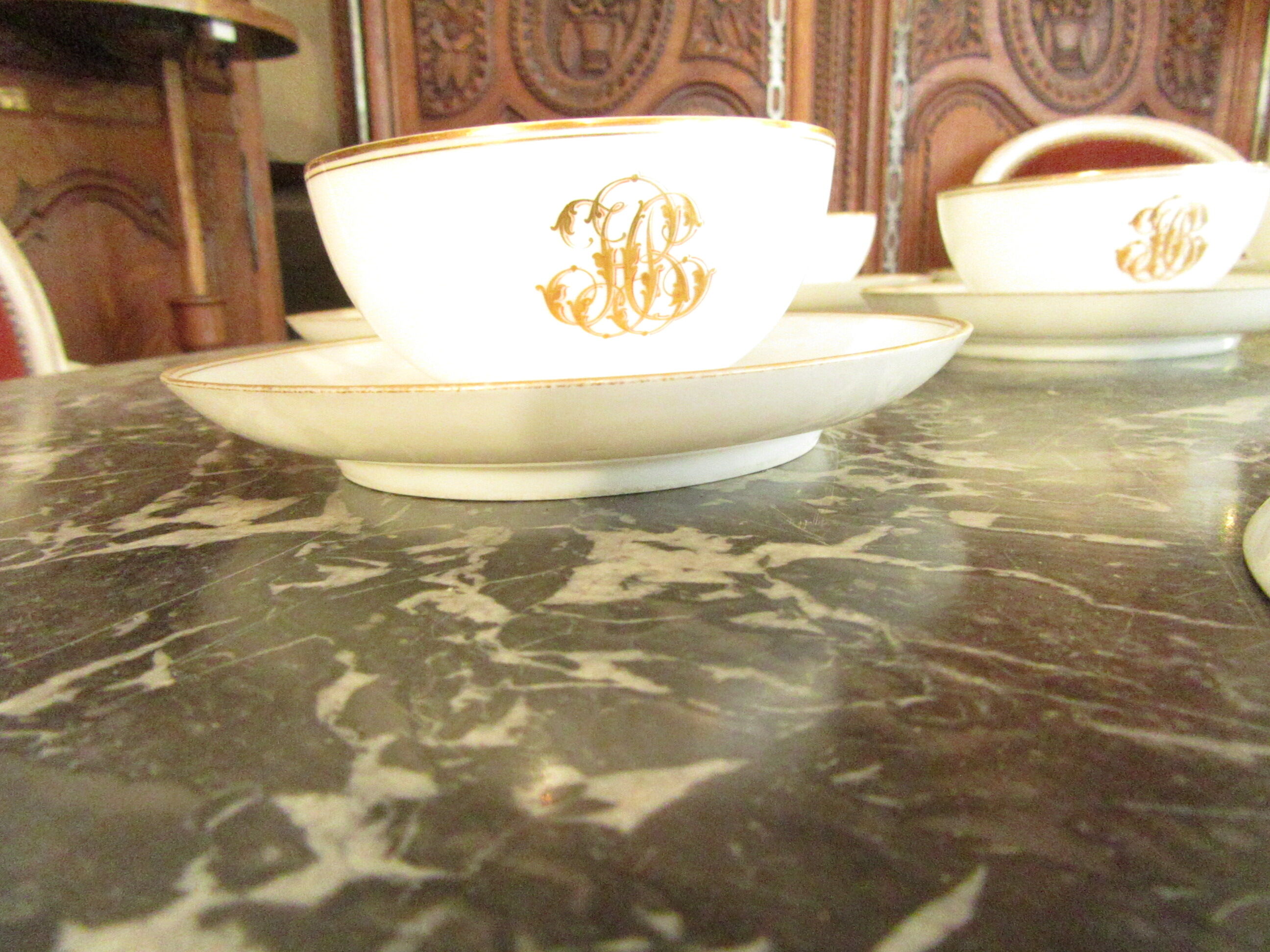 Porcelain cups- batch of 8 - early 20th