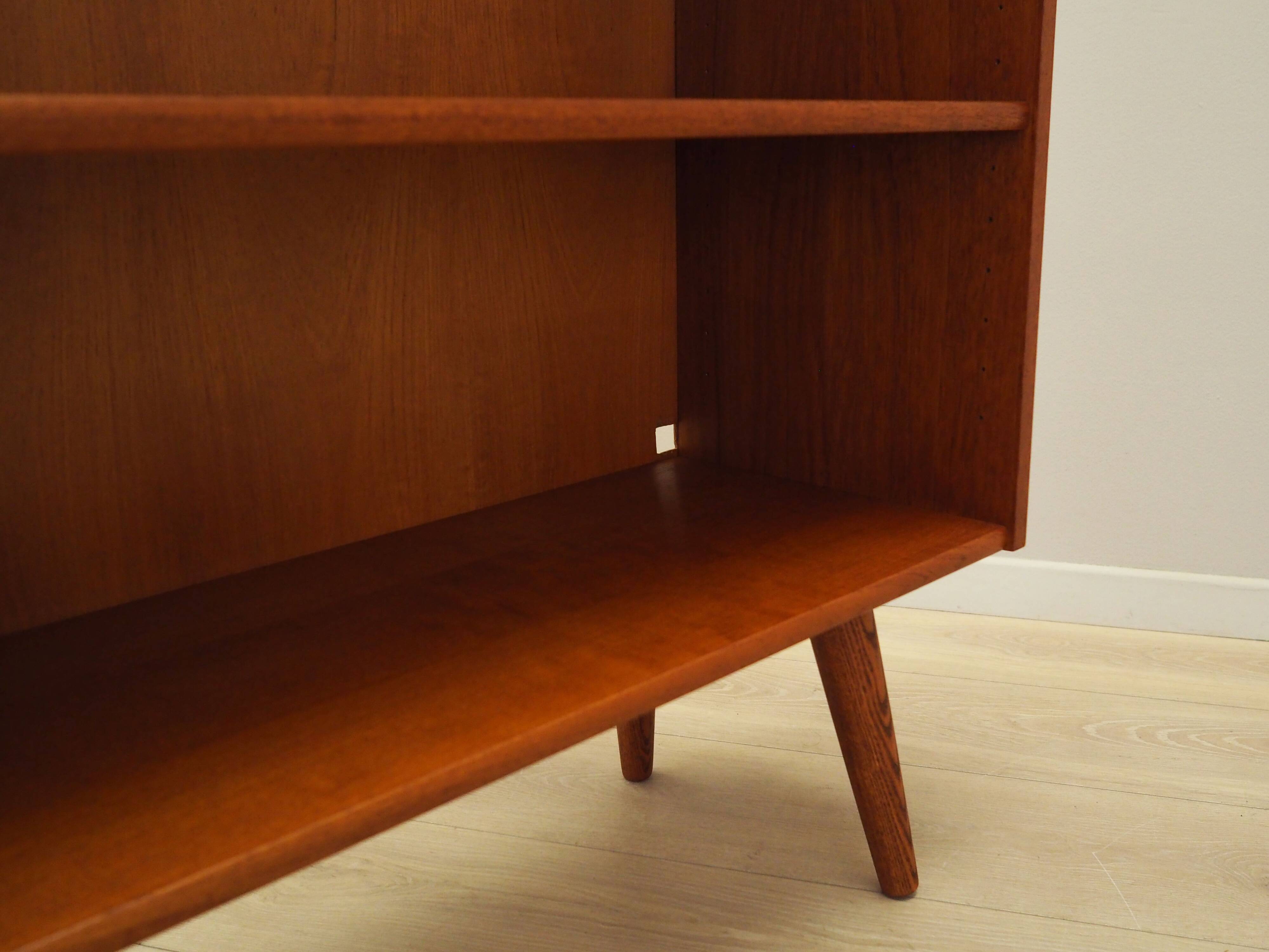 Teak bookcase, Danish design, 1970s, production: Denmark