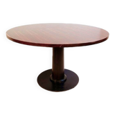 Table ronde en ébène de Macassar Ø 128cm