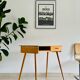 Bureau vintage pieds compas