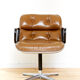 Charles Pollock Leather Executive Chair for Knoll International