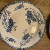 6 antique plates Royat – Sarreguemines