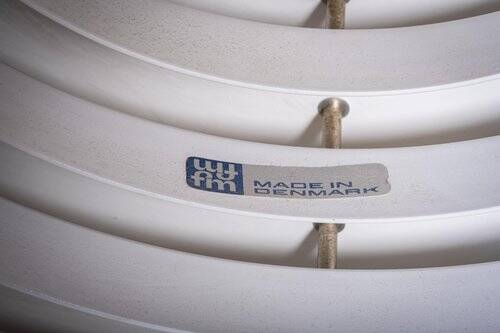 Danish Sculptural Hekla Pendant Lamp from Fog & Mørup, 1970s