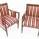 A pair of antique armchairs from the late 19th century, France. After renovation.