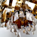 Vintage brass chandelier lamp Lumica 'pure luxury'