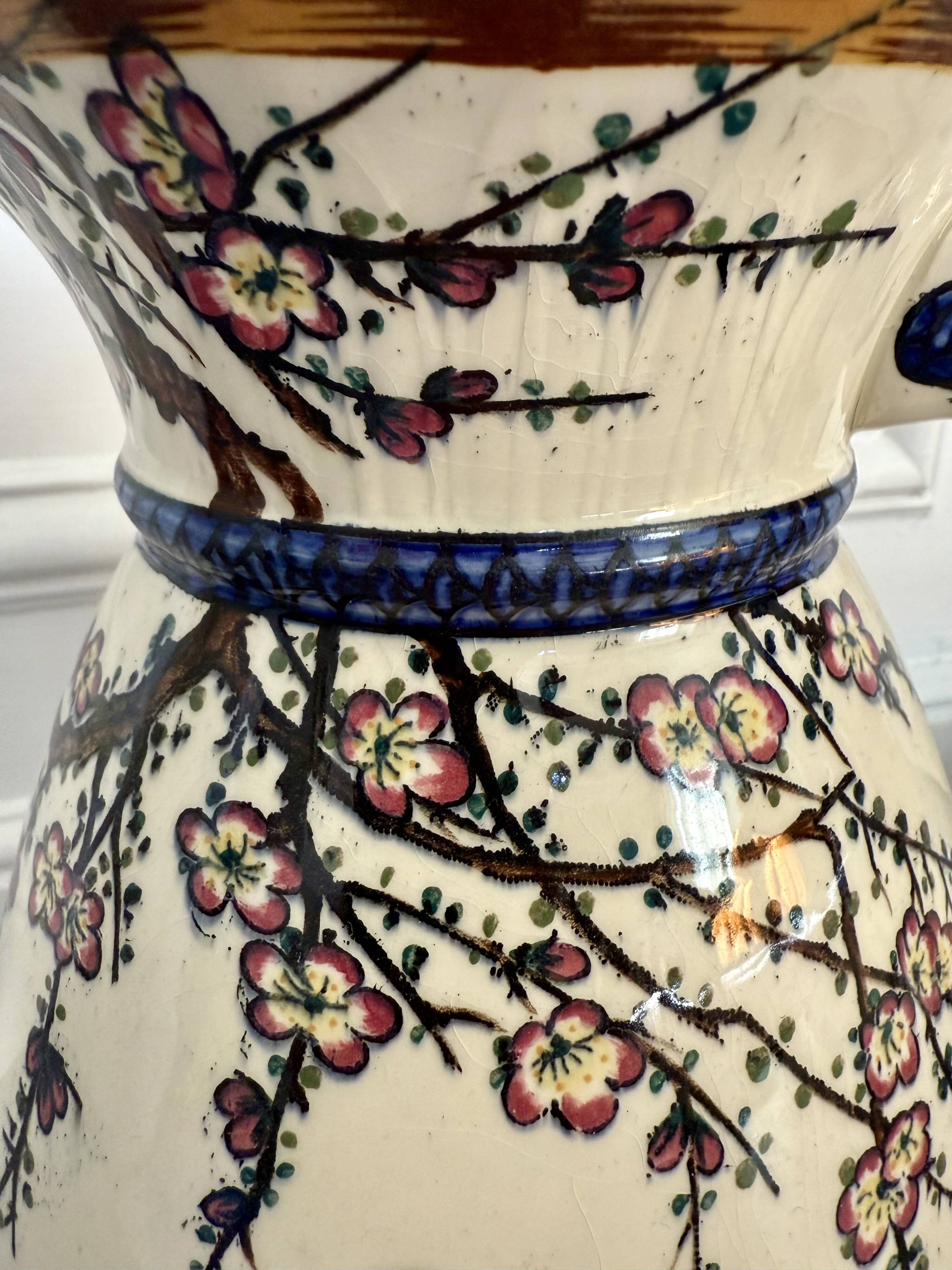 Félix Bracquemond Vase or pitcher Egyptian model by Creil & Montereau