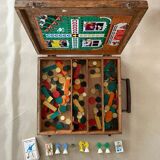 EURÊKA handcrafted games case from the early 20th century