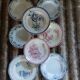 8 antique deep plates in ironstone