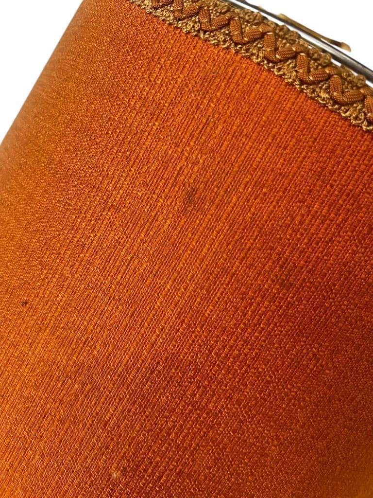 Vintage orange Portuguese table lamp