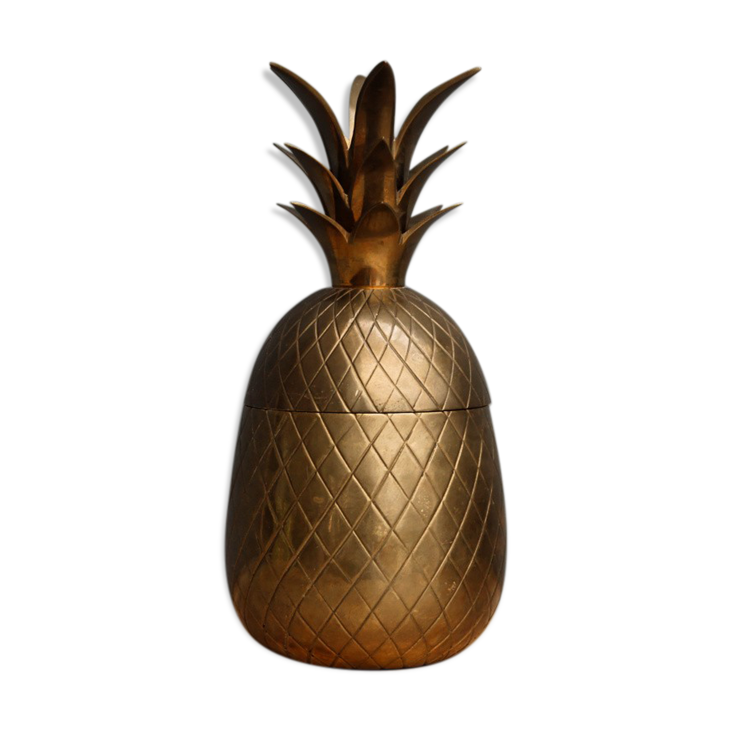 Pineapple vintage brass candy