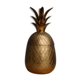 Ananas bonbonnière vintage en laiton