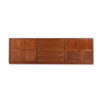 Set of 3 teak cabinets by Tove and Edvard Kindt-Larsen for Thorald Madsen, 1950s