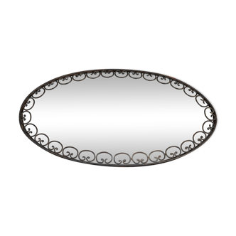 Wrought iron mirror 34x61cm